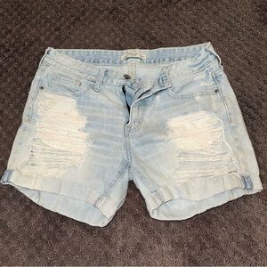 Abercrombie Distressed Denim Shorts